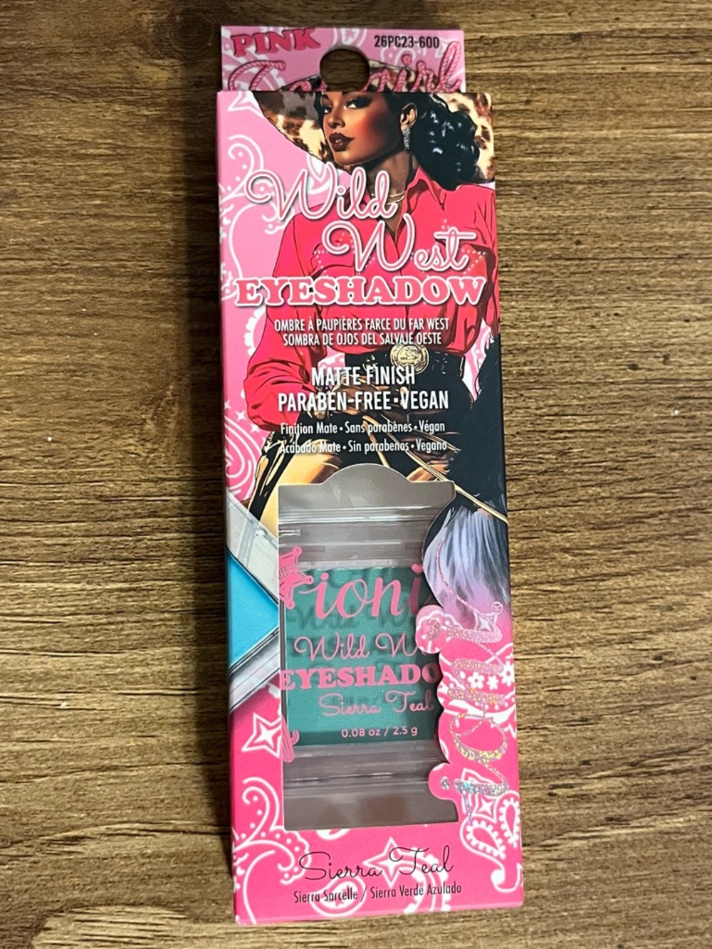 Ioni Pink Cowgirl Wild West Eyeshadow Sierra Teal Matte Vegan Western Festival
